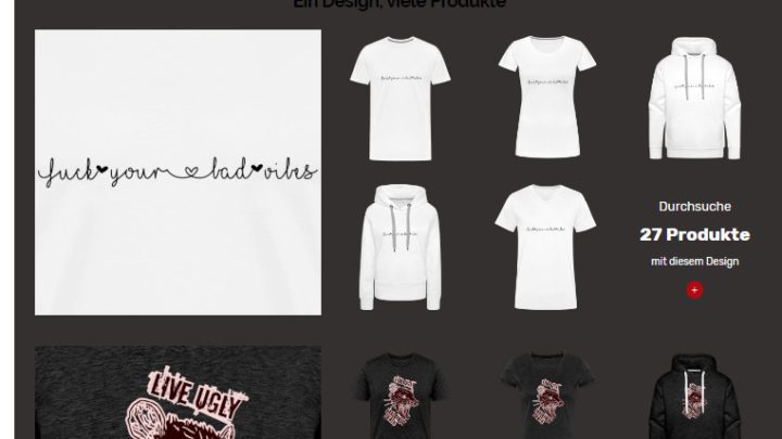 Gratis Versand und neue Motive